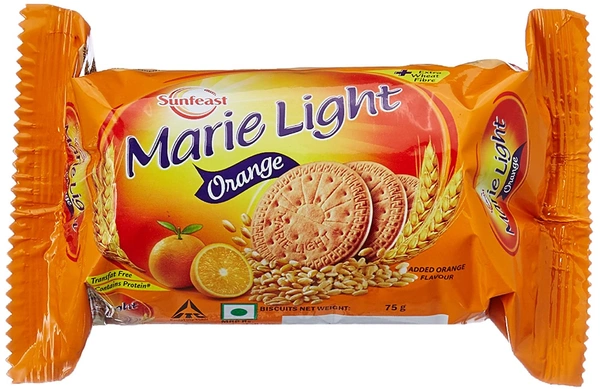 Sunfeast Marie Light Orange Biscuits - 75g