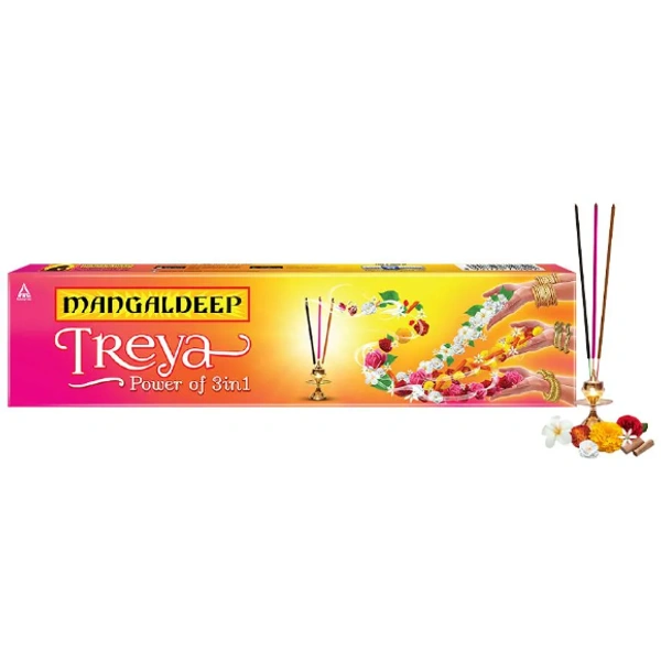 Treya Puja Agarbattis 3In1