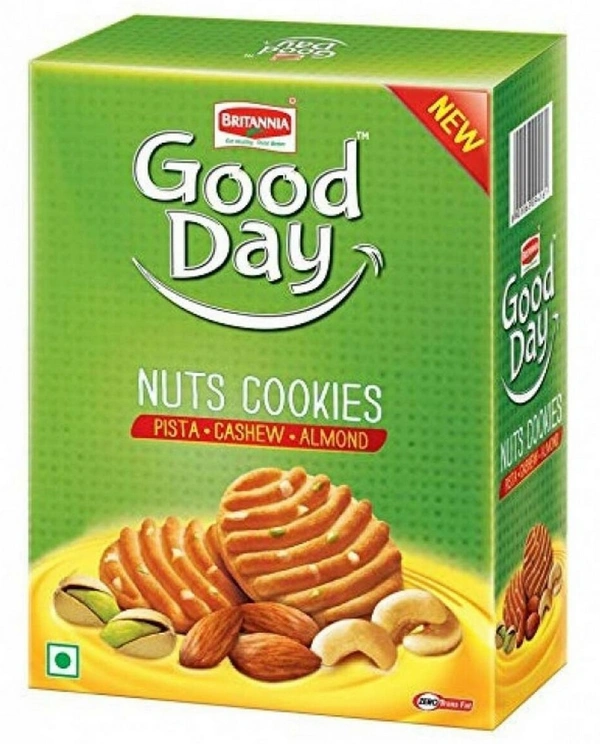 Britannia Good Day Nuts Biscuits - 250g