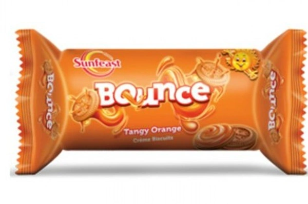 Sunfeast Bounce Tangy Orange Biscuits - 34g