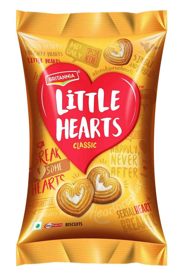 Little Hearts Classic Biscuits - 75g