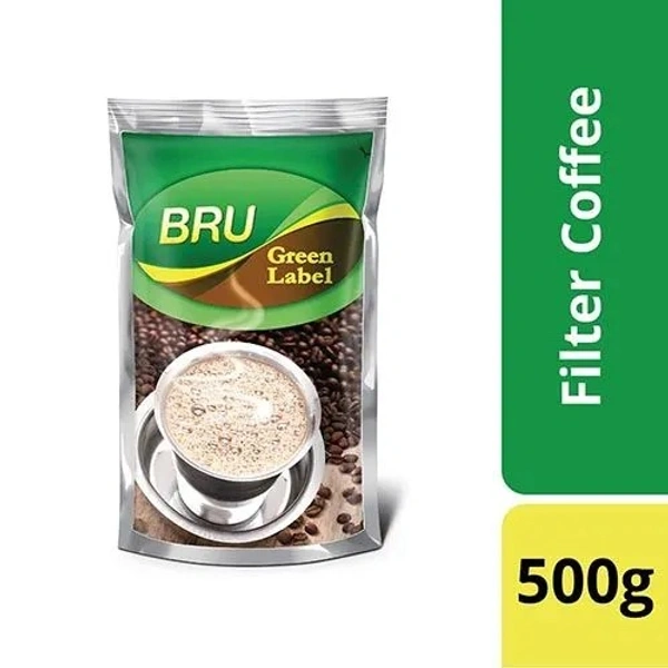 Bru Green Label Filter Coffee - 500g