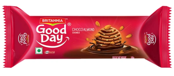 Britannia Good Day Choco Almond Cookies - 15/-