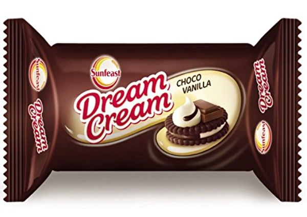 Sunfeast Dream Cream Choco Vanilla  Biscuits - 120g