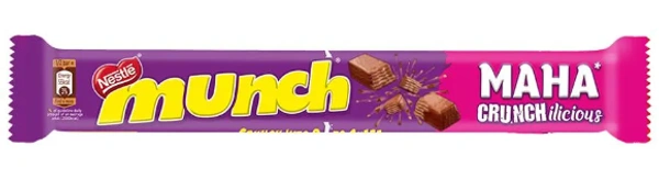 Nestle Munch Maha Crunch Ilicious Chocolate Coated Wafers - Rs5