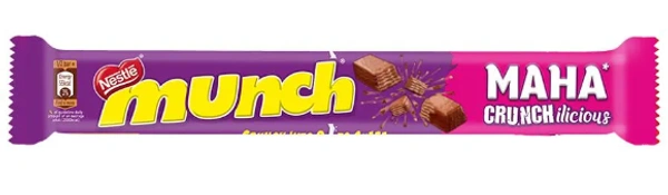 Nestle Munch Maha Crunch Ilicious Chocolate Coated Wafers - Rs10