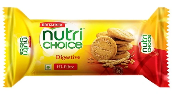 Britannia Nutri Choice Oats Milk Almond Cookies Pouch - 75g