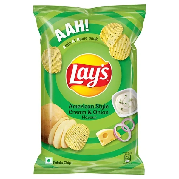 Lays American Style Cream & Onion Flavour - 15g
