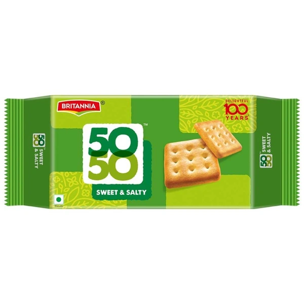 Britannia 50-50 Sweet & Salty Biscuits - 200g