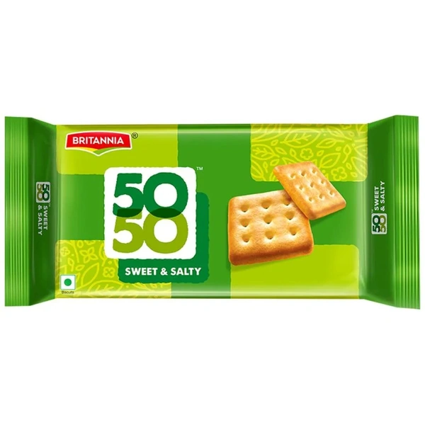 Britannia 50-50 Sweet & Salty Biscuits - 150g