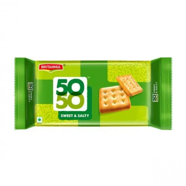 Britannia 50-50 Sweet & Salty Biscuits - 80g