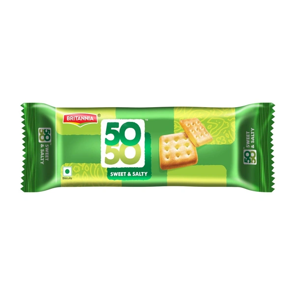 Britannia 50-50 Sweet & Salty Biscuits - 40g