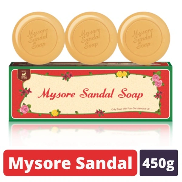 Mysore Sandal Bathing Soap - 3X150g