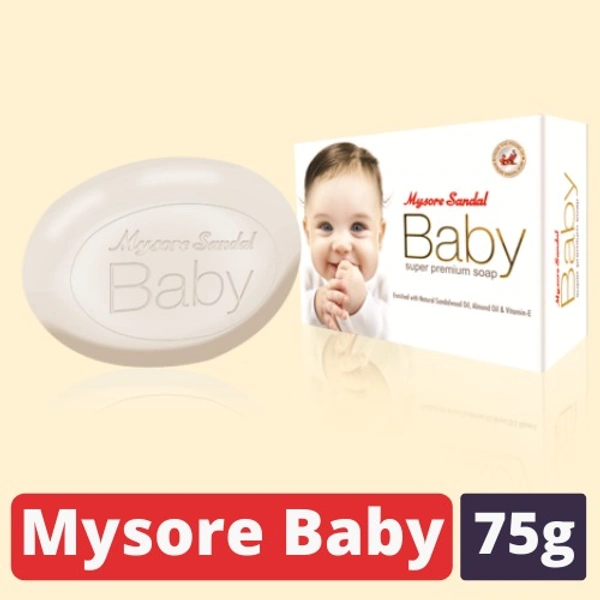 Mysore Sandal Baby Bathing Soap - 75g