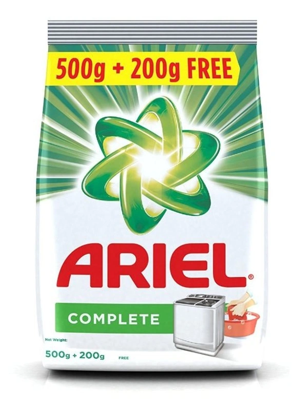 Ariel Washing Powder - 500g+200g_Free