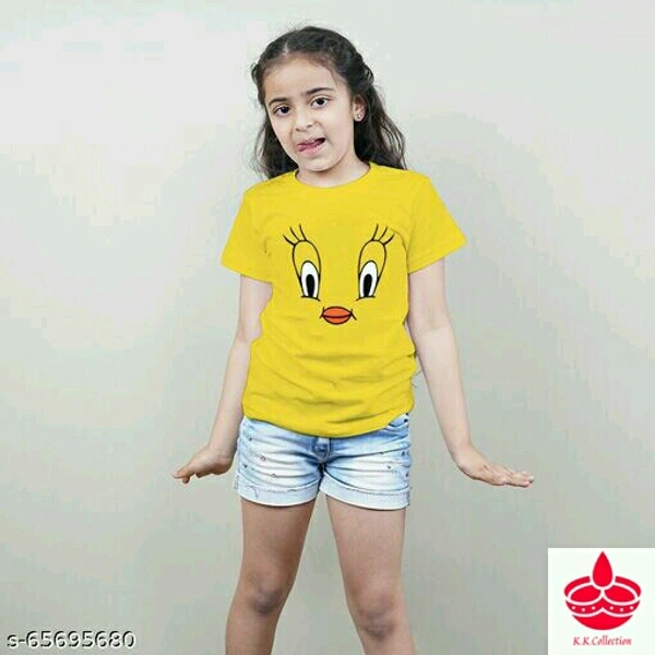 Detees Kids Printed Tshirt (Pack of 1)Name: Detees Kids Printed Tshirt (Pack of 1)Fabric: CottonSleeve Length: Short SleevesPattern: PrintedMultipack: SingleSizes: 2-3 Years, 3-4 Years, 4-5 Years, 6-7 Years, 8-9 Years, 10-11 YearsCountry of Origin: India