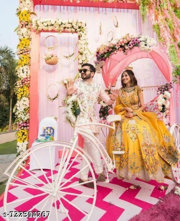Brand new latest Designer Trending And Stylish Lehenga  - Yellow, Semi Stitched