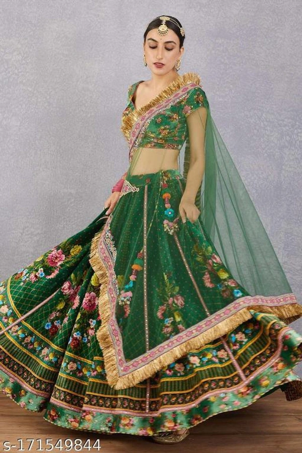 Exclusive Fancy-Lehenga  - Free-Size
