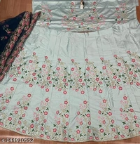 Zestleaf New Designs Lehenga  - Semi-Stitched