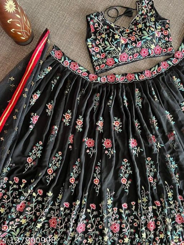 Zestleaf New Designs Lehenga  - Free-Size