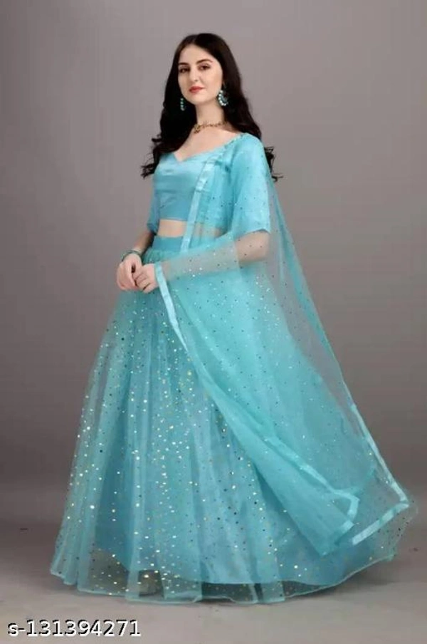 Bright Colour Lehenga Choli  - Free-Size