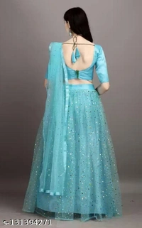 Bright Colour Lehenga Choli  - Free-Size