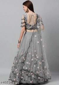 Simple Beautiful Wedding Partywear Lehengas  - Semi-stitched