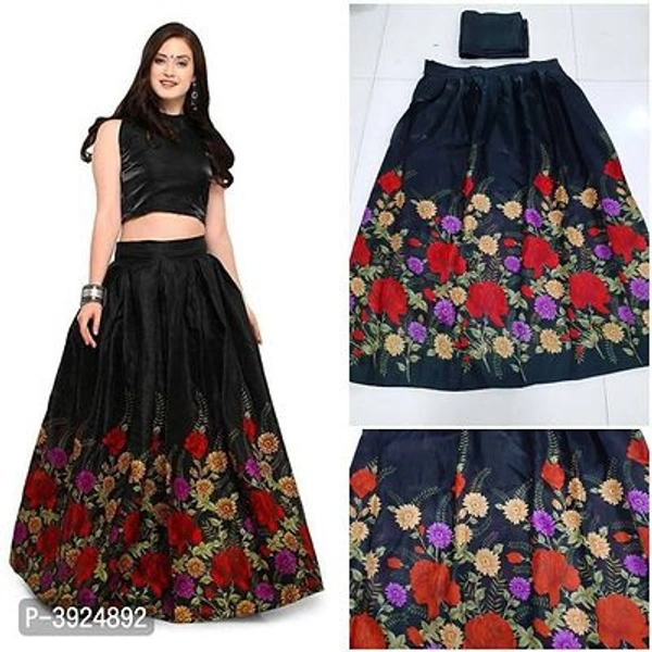 Elegant Patiyala Semi Stitched Lehenga  - Semi-stitched