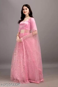 Adrika New Lehengas Cloted  - Semi-Stitched