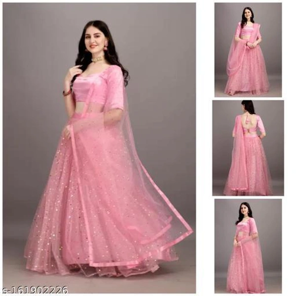 Adrika New Lehengas Cloted  - Semi-Stitched