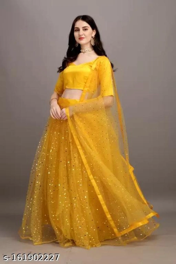 Adrika New Lehengas Cloted  - Semi-stitiched