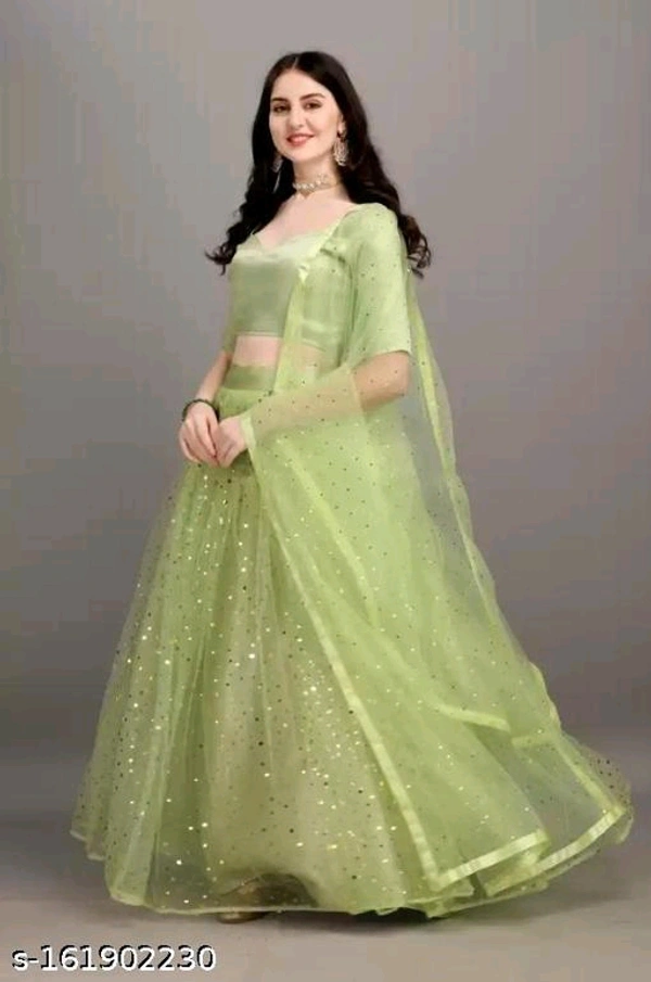 Adrika New Lehengas Cloted  - Semi-Stitched