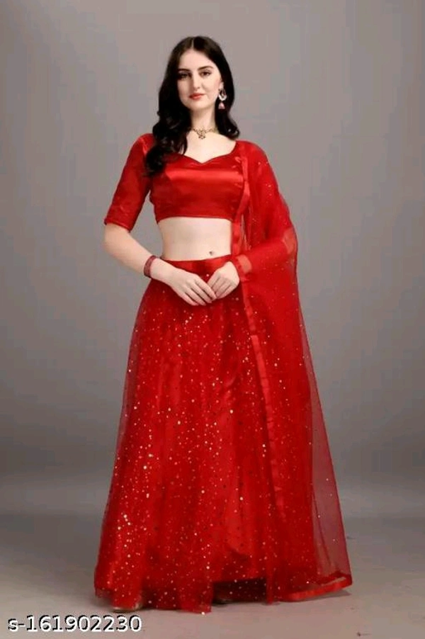 Adrika New Lehengas Cloted  - Semi-Stitched