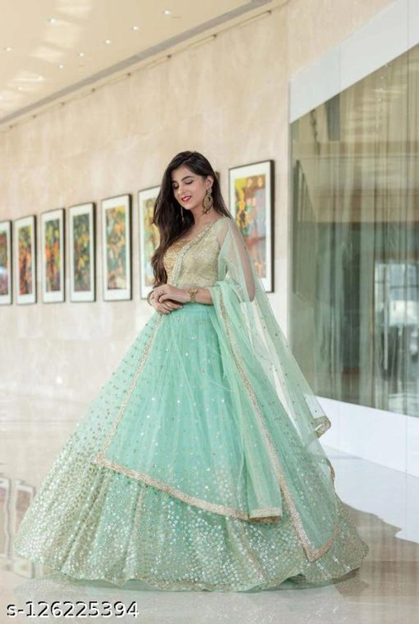 Dharmi Creations Lehenga  - Semi-Stitched