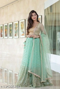 Dharmi Creations Lehenga  - Semi-Stitched