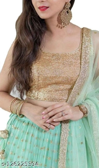 Dharmi Creations Lehenga  - Semi-Stitched
