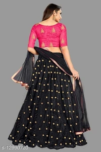 Simple Beautiful Wedding Partywear Lehengas  - Free-Size
