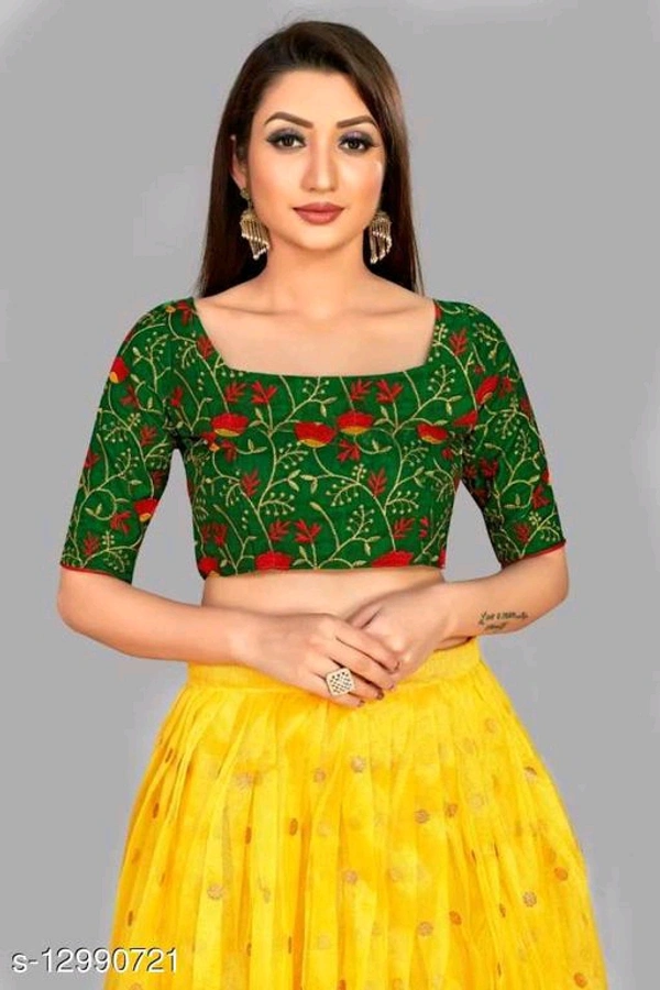 Simple Beautiful Wedding Partywear Lehengas  - Free-Size