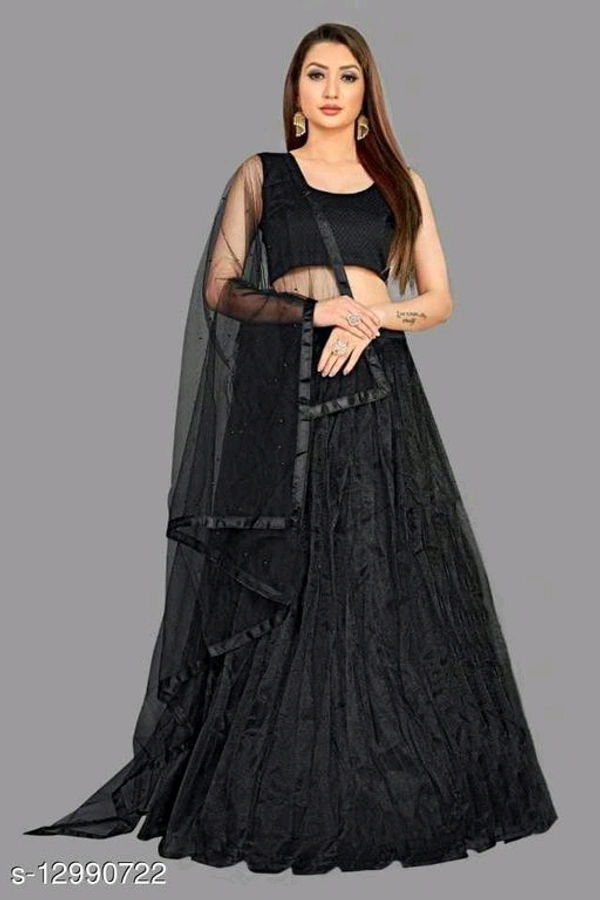 Simple Beautiful Wedding Partywear Lehengas  - Free-Size