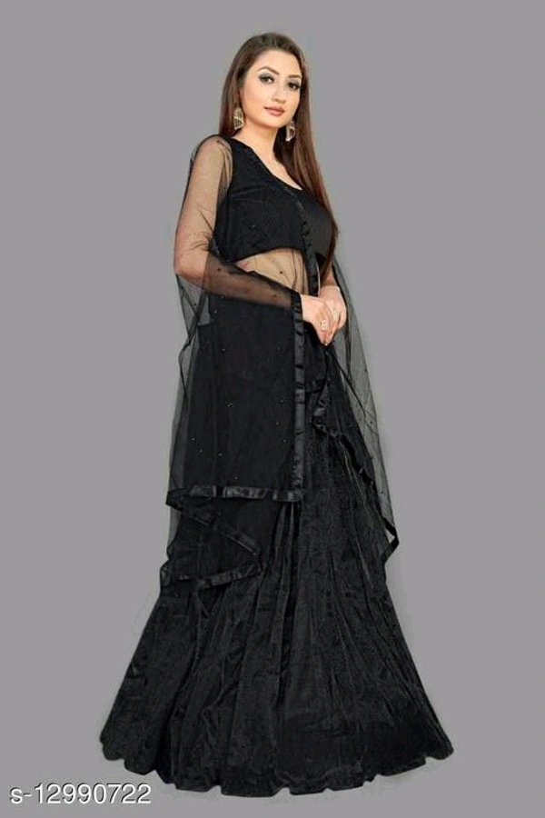Simple Beautiful Wedding Partywear Lehengas  - Free-Size
