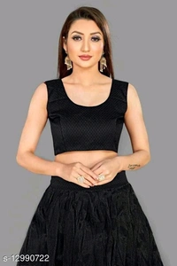 Simple Beautiful Wedding Partywear Lehengas  - Free-Size