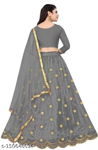 Zulmi Women Embroidery Lehengas - Free Size
