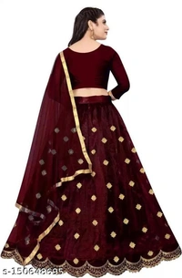 Zulmi Women Embroidery Lehengas - Free Size