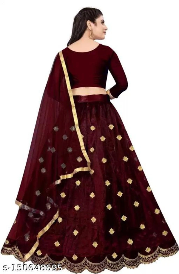 Zulmi Women Embroidery Lehengas - Free Size