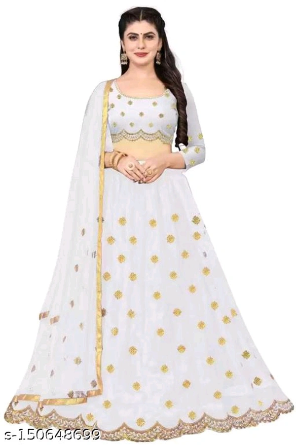 Zulmi Women Embroidery Lehengas - Free Size