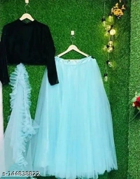 New Latest Colourful Brindal Lehengas  - Free Size