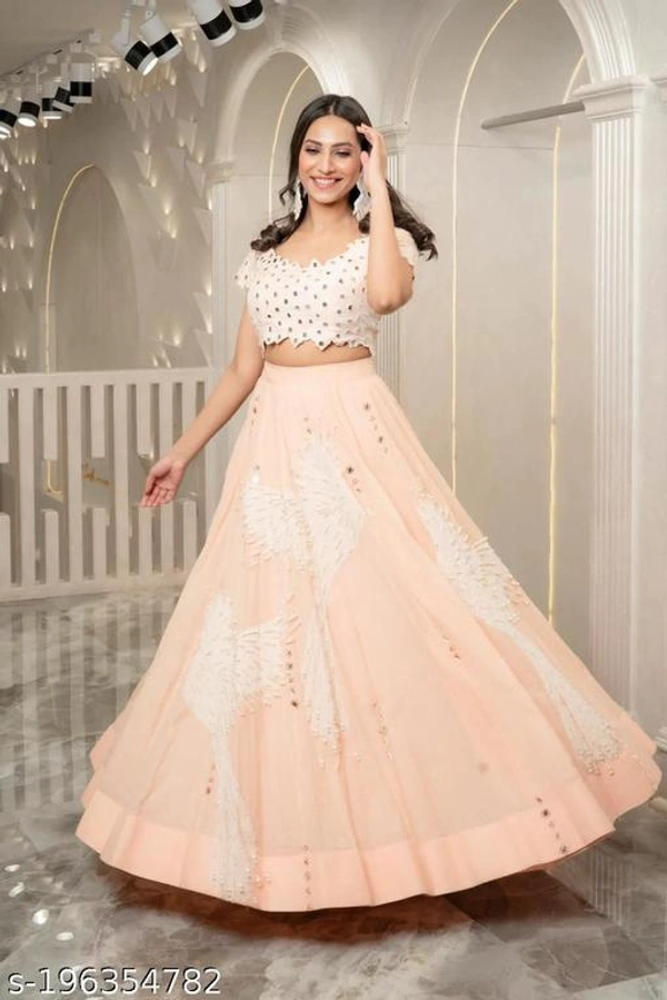 Zulmi Women Embroidery Lehengas - Free Size