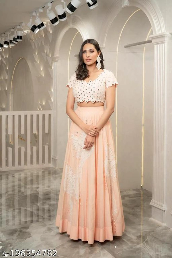 Zulmi Women Embroidery Lehengas - Free Size