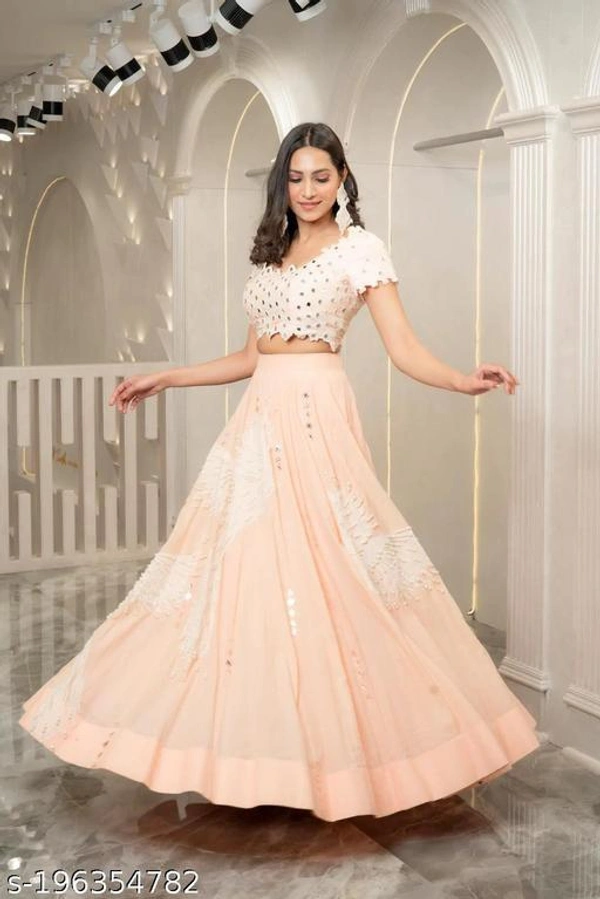 Zulmi Women Embroidery Lehengas - Free Size