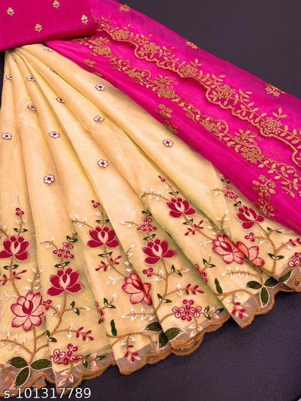 Triputi Banarasi Lehenga Choli Collection  - Free Size